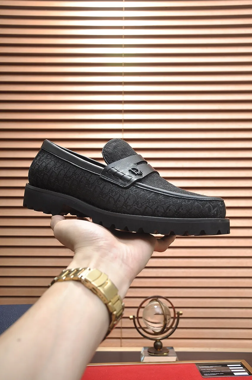 Men's shoes 💰600💶[Dior] (water-dyed cowhide lining) Dior original 1:1 high-quality factory, imported original materials, imported raw cowhide, water-dyed cowhide lining, original TPU outsole, code number: 38-44 (45 customized)